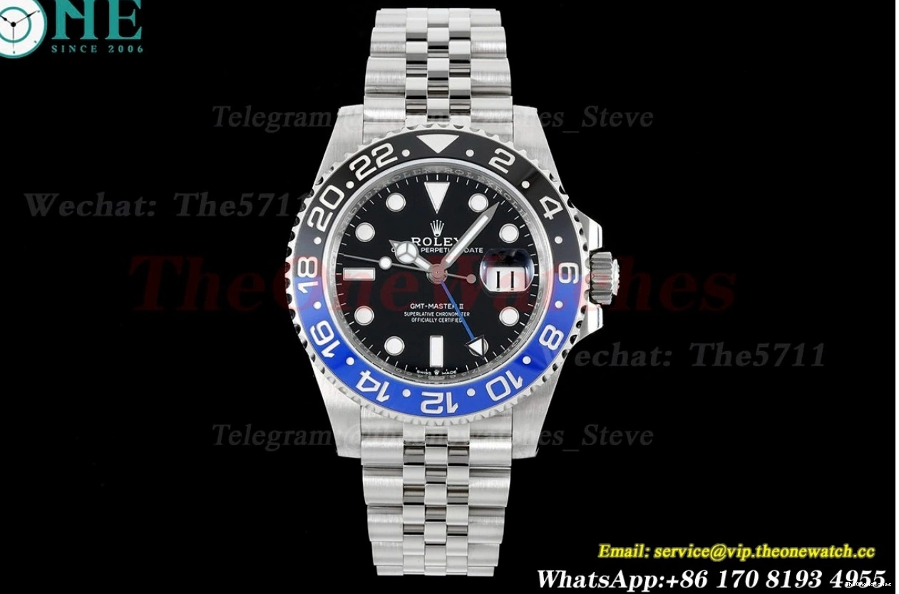 GMT Black 40mm DD3285 126710 SS II Super Jub Clean Batgirl Clone SS 0429